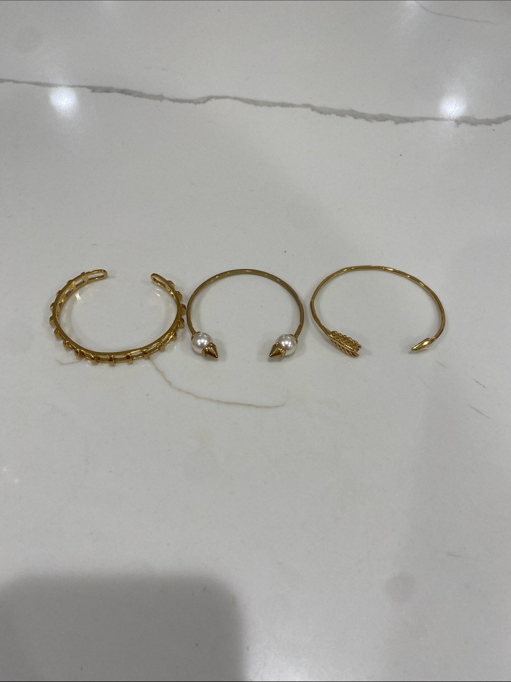 Stella and Dot Bangles Gold